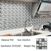 20 PCS / Set 3D Wall Stickers Bathroom Kitchen Waterproof And Oil-Proof Self-Adhesive Wallpaper Tile Stickers(MSK-011)