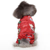 Halloween Christmas Day Pets Dress Up Clothes Pet Funny Clothes, Size: M(SDZ137 Christmas Circle)