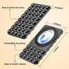 Magnetic Suction Mobile Phone Grip Hands-Free Silicone Cellphone Mount Stand(Black)