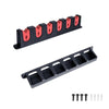 6-hole EVA Fishing Rod Storage Display Rack Club Holder, Color: Vertical Red