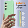 For Samsung Galaxy S25 5G Wave Texture MagSafe Magnetic Liquid Silicone Phone Case(Green)