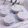 Marbling Plating Color Contact Lens Case Glasses Box(Rose Red)