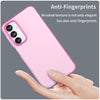 For Samsung Galaxy A16 5G Frosted Translucent TPU Hybrid PC Full Coverage Phone Case(Pink)