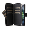 For Samsung Galaxy A15 Nine-card Slots Zipper Wallet Bag Leather Phone Case(Black)