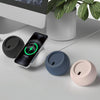 Silicone Pellet Magsafe Magnetic Charger Holder for iPhone 12 Series(Black)