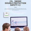 CO & Smoke Alarm Detector - Dual Sensor LCD Display - Battery Powered