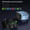 CY900 2.1 inch HD Square Screen Smart Watch, Supports Bluetooth Call / Health Monitoring(Black)
