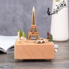 Eiffel Tower Shape Home Decor Originality  Wooden Musical  Boxes