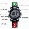 JNEW A380-86172 Children Cartoon 3D Castle Dinosaur Alarm Waterproof Colorful Backlight LED Electronic Watch(Black)