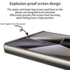 For Samsung Galaxy S23 Ultra 5G GKK Metal Paint Skin Feel Leather Full Coverage Phone Case(Titanium Grey)
