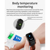 HT5 1.57 inch IPS Touch Screen IP68 Waterproof Smart Watch, Support Sleep Monitoring / Heart Rate Monitoring / Body Temperature Monitoring / Bluetooth Call(Pink)