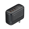 LDNIO Q367 65W GaN 3 x USB-C / Type-C Interface Charger with 1m USB-C / Type-C to USB-C / Type-C Data Cable, Plug Type:US Plug(Black)