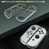 HAIFVA HF-207 For Switch OLED Split Crystal Shell TPU+PC Transparent Protective Case