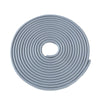 5m U-shaped Non-stick Car Rubber Seal Bumper(Grey)