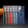 For Samsung Galaxy S21 Ultra 5G Solid Color Plating MagSafe Full Coverage Phone Case(Black)