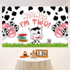 180x110cm Cartoon Cow Theme Birthday Party Decoration Background Cloth Photography Banner(2023SRB132)