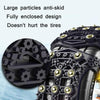 For 175~265cm Snow Emergency Snow Chains For Car SUV General Tires(Black 8764B)