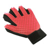 Left Hand Pet Deshedding Glove - Red