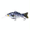 HENGJIA JM065 12cm Luya Fishing Gear Bait Multi-Section Fish Sinking Lure(10)