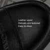 ENLEN&BENNA YC8865 Casual Leather Shoes Men Thick Bottom Increase Simple Shoes, Size: 42(Black)
