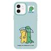 For iPhone 11 Skin Feeling Jelly TPU Hybrid PC Phone Case(Umbrella Light Green)