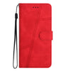 For Samsung Galaxy S25 Ultra 5G Skin-feel Stitching Leather Phone Case(Red)
