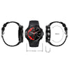 K28H 1.32 Inch Heart Rate/Blood Pressure/Blood Oxygen Monitoring Watch, Color: Silver Steel