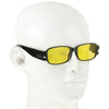 UV Protection Yellow Resin Lens Reading Glasses with Currency Detecting Function, +2.50D