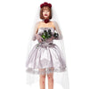 1913 Halloween Adult Vampire Costume Hanayome Rose Ghost Bride Crossdress, Size: L(Silver Grey)