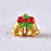4pcs Christmas Micro Landscape Decorations Resin Craft Gifts Home Decoration Ornaments, Spec: Bell No.9