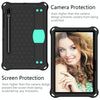 For Samsung Galaxy Tab S8 / Tab S7 Honeycomb Design EVA + PC Tablet Case with Strap(Black+Mint Green)