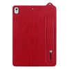 For iPad 10.2 2021 / 2020 / 10.5 2019 TPU Leather Back Tablet Case with Wristband(Red)