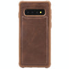 For Galaxy S10 Multifunctional Detachable Magnetic Horizontal Flip Leather Case with Card Slots & Holder & Wallet & Photo Frame(Coffee)