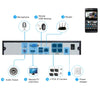 N4B7MPoe 4Ch 720P P2P ONVIF 1.0 Mega Pixel IP Camera NVR Kit, Support Night Vision / Motion Detection, IR Distance: 20m