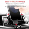 Car Air Vent Mount Gravity Phone Holder Universal Gravity Smartphone Support Black