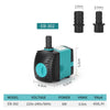 EB-302 6W Aquarium Submersible Water Pump Fountain Filter Fish Pond,EU Plug