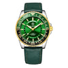 OCHSTIN 7019G Multifunctional Quartz Waterproof Luminous Men Leather Watch(Green)