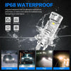 N8 H4 30W Car LED Mini Lens Headlight(Silver)