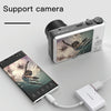 Yesido GS17 USB-C / Type-C to Dual USB + USB-C / Type-C OTG Adapter(White)