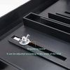 ZJ008 Computer Host Bracket with Brake Movable Tray(Black)