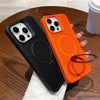 For iPhone 11 Hollow Cooling Magsafe Phone Case with Holder(Green)