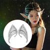 1pair Latex Elf Ears With Glitter Halloween Party Pixie Ears Cosplay Props 12cm Golden