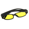 UV Protection Yellow Resin Lens Reading Glasses with Currency Detecting Function, +4.00D