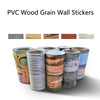PVC Wood Grain Wall Stickers Bedroom Waterproof Wood Board Stickers Living Room Self-Adhesive Non-Slip Floor Stickers, Specification: Twill Style(MBT006)