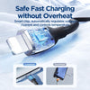 JOYROOM SA29-CL3 30W USB-C/Type-C to 8 Pin Liquid Silicone Fast Charging Data Cable, Length: 1.2m(Black)