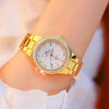 BS bee sister FA1258 Women Round Case Diamond Alloy Strap Watch(Interval Gold)