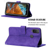 For Alcatel 1L 2021 Crossbody 3D Embossed Flip Leather Phone Case(Purple)
