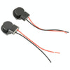 1 Pair 3156 Bulb Holder Base Female Socket with Wire