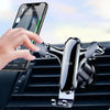 BUDK Triangle Gravity Sensor Car Phone Bracket Car Air Vent Navigation Holder, Model: Hook Model