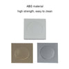 Square Air Conditioning Hole Decoration Cover Wall Hole Plug, Style: Split 5cm Silver